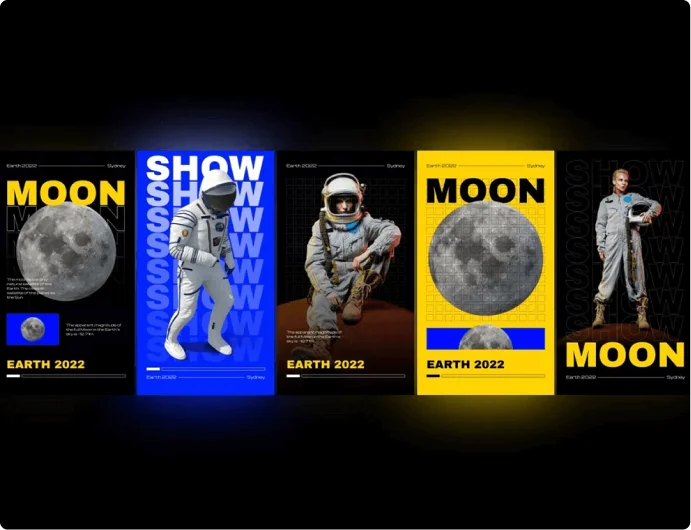 Moon Carousel Post